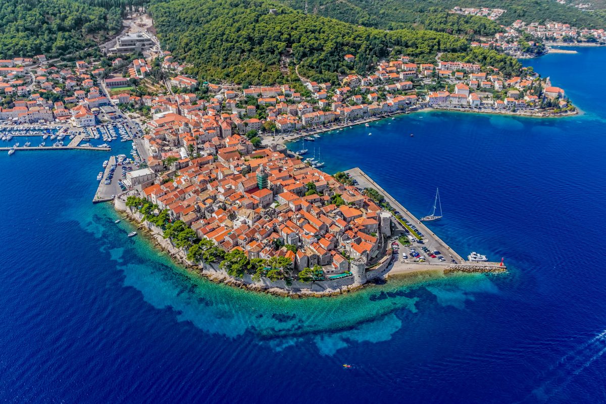 Schönheit der kroatischen Küste