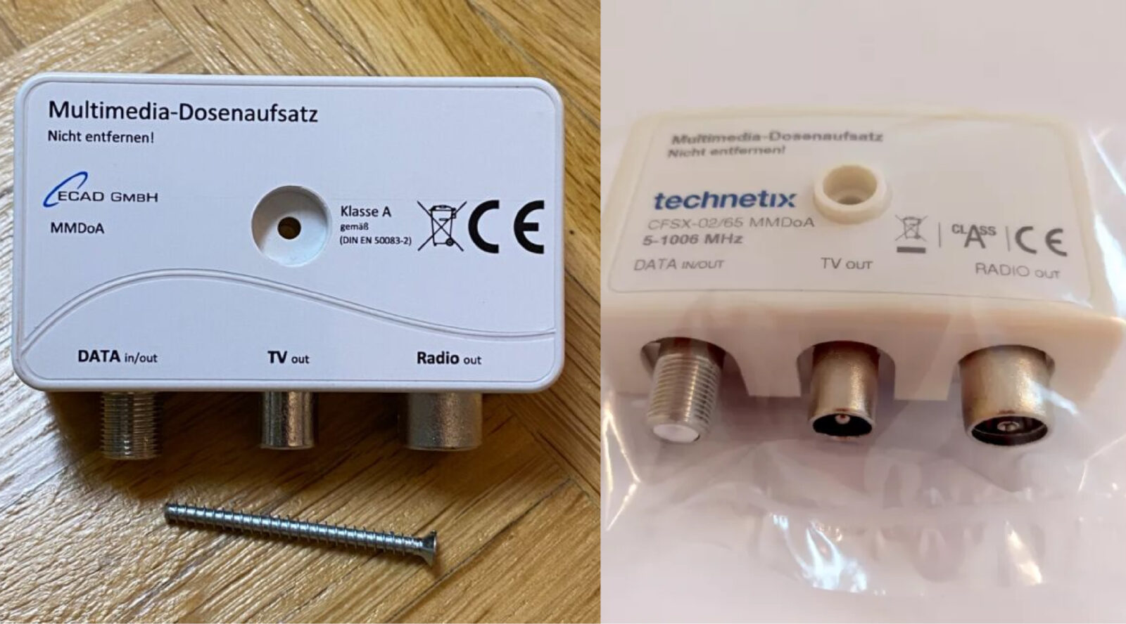 multimedia dosenadapter